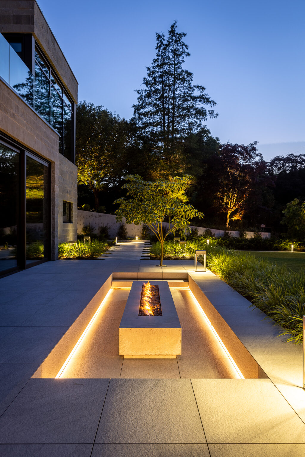 High end landscape construction by Fossil Landscape Construction in Vancouver BC featuring refined outdoor spaces, detailed craftsmanship and timeless design.