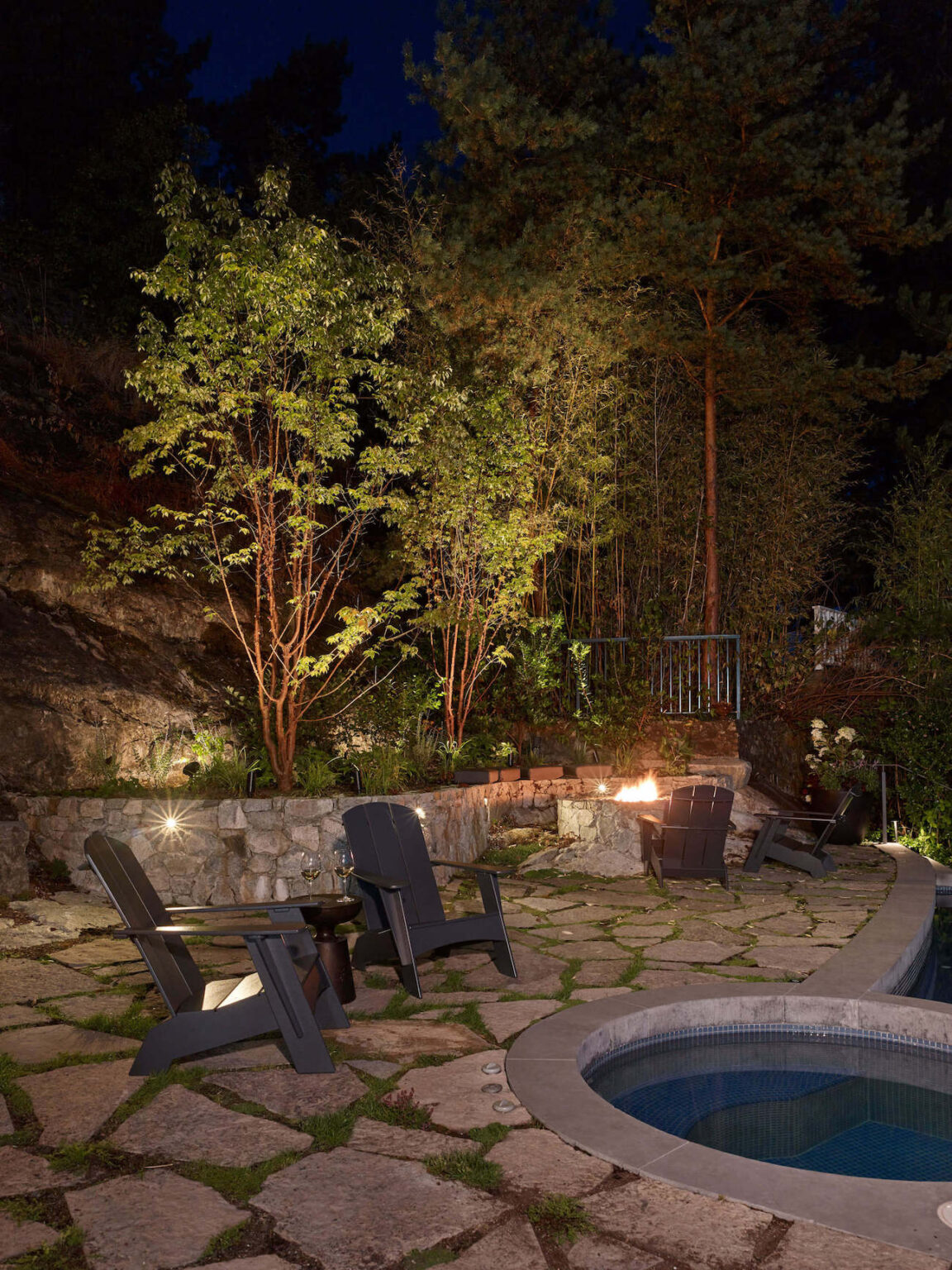 High end landscape construction by Fossil Landscape Construction in Vancouver BC featuring refined outdoor spaces, detailed craftsmanship and timeless design.
