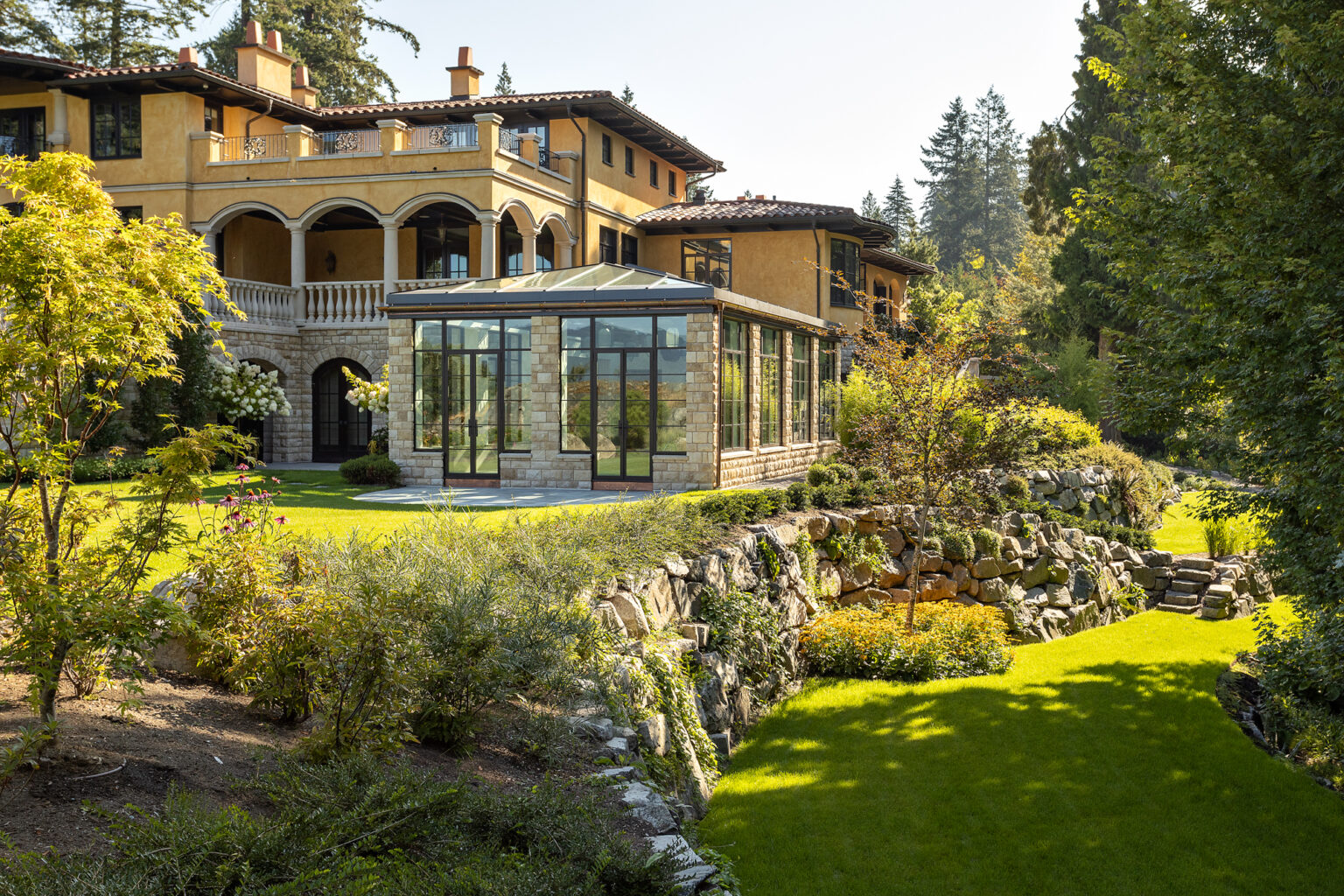 High end landscape construction by Fossil Landscape Construction in Vancouver BC featuring refined outdoor spaces, detailed craftsmanship and timeless design.