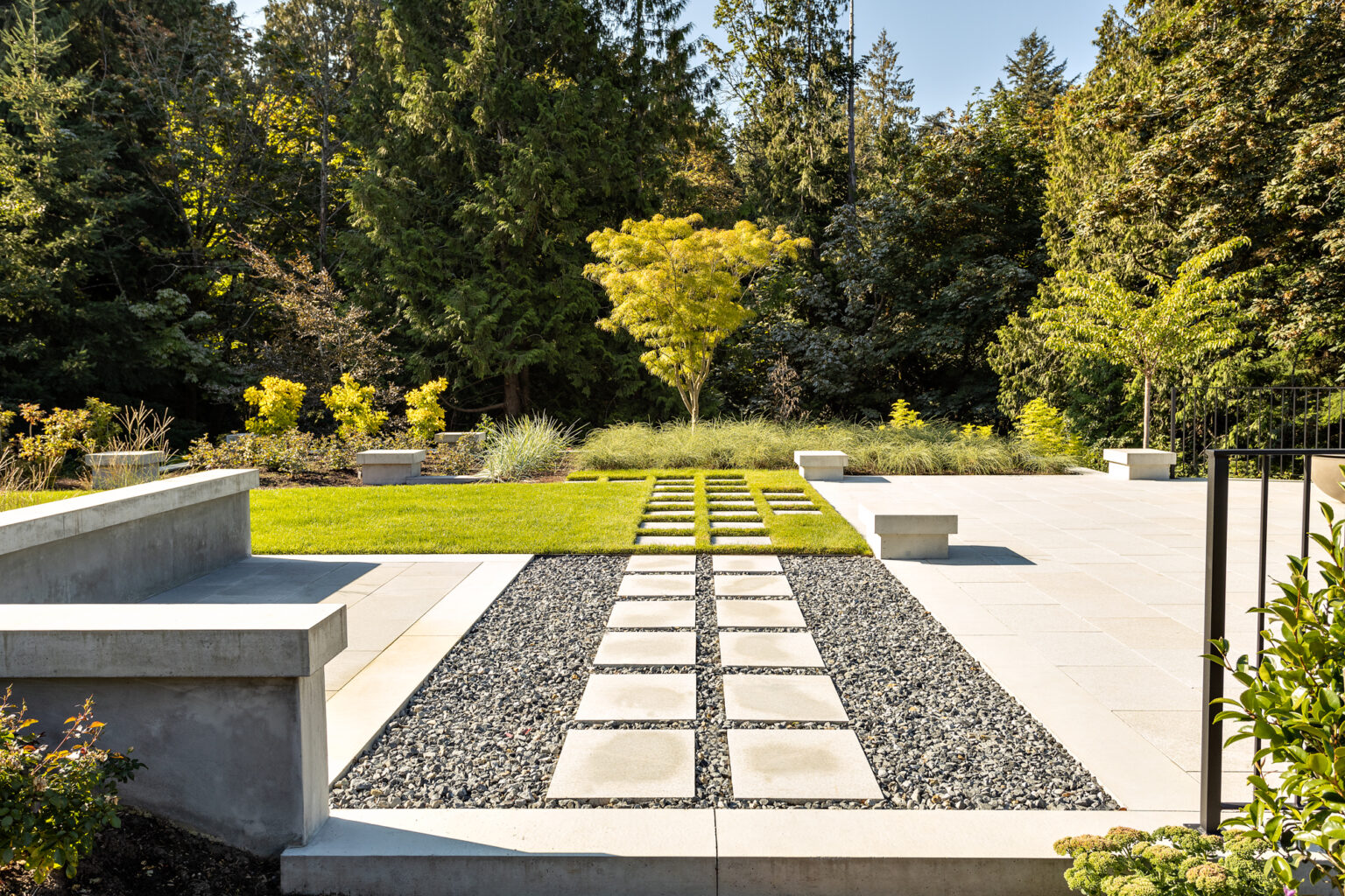 High end landscape construction by Fossil Landscape Construction in Vancouver BC featuring refined outdoor spaces, detailed craftsmanship and timeless design.