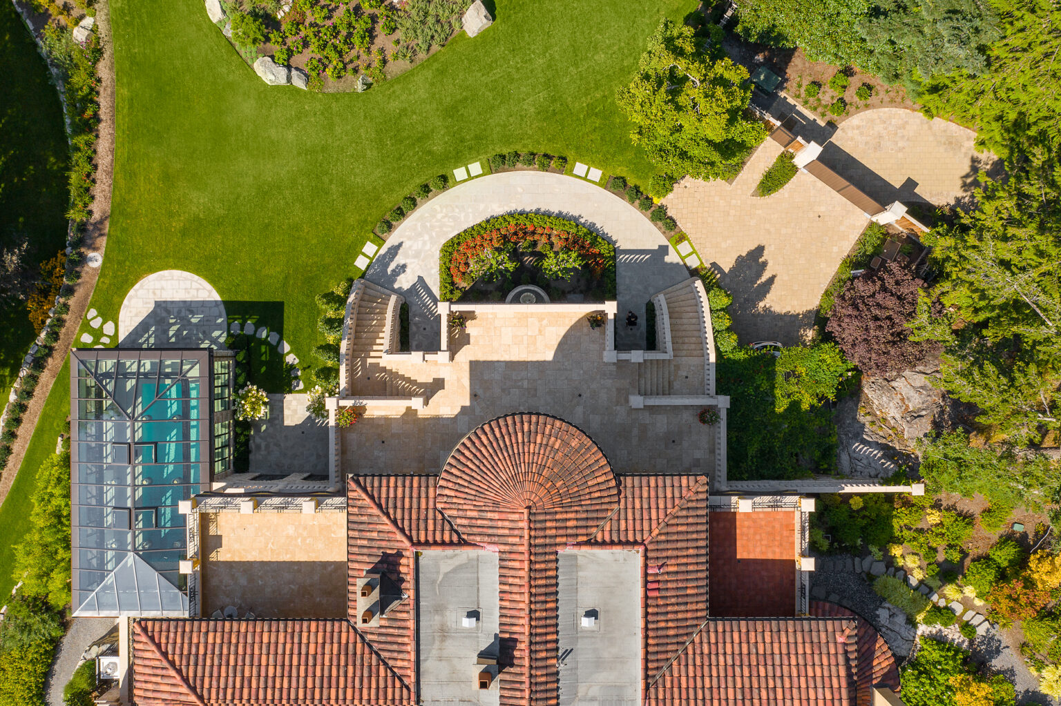 High end landscape construction by Fossil Landscape Construction in Vancouver BC featuring refined outdoor spaces, detailed craftsmanship and timeless design.