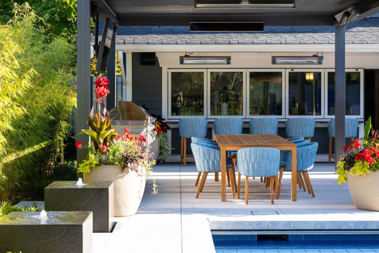 High end landscape construction by Fossil Landscape Construction in Vancouver BC featuring refined outdoor spaces, detailed craftsmanship and timeless design.